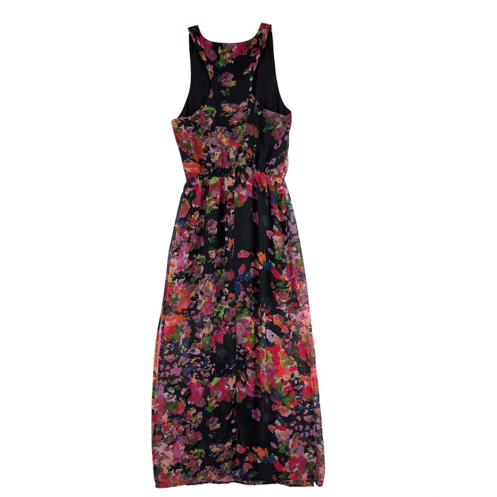 W118 Walter Baker Womens Floral Watercolor Maxi Dress Sleeveless S Racerback - Picture 2 of 13